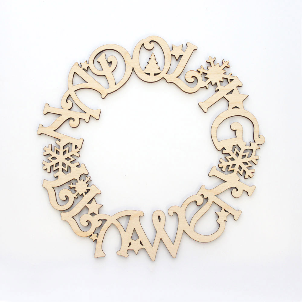 Welsh Christmas Wreath - Nadolig Llawen